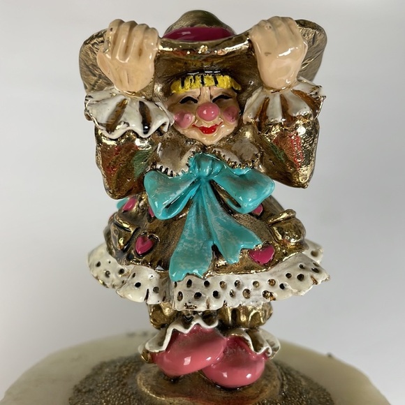 Ron Lee Vintage Circus Clown Candy Apple Artist signed - Picture 5 of 11